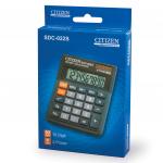 Калькулятор настольный CITIZEN SDC-022S, КОМПАКТНЫЙ (120х87мм), 10 разрядов, двойное питание