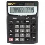Калькулятор настольный STAFF STF-1210, КОМПАКТНЫЙ (140х105мм), 10 разрядов, двойное питание, 250134