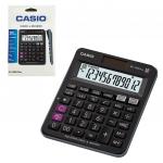 Калькулятор настольный CASIO MJ-120DPLUS-W, КОМПАКТНЫЙ (148х126мм), 12 разрядов, дв.питание, черный