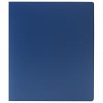 Папка на 2 кольцах STAFF, 40мм, синяя, до 250 листов, 0,5мм, 225720