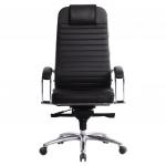 Кресло офисное МЕТТА "SAMURAI" KL-1, кожа, черное, ш/к 83984