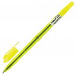 Ручка шариковая масляная ПИФАГОР Neon, корпус неоновый ассорти, узел 1мм, линия 0,7мм