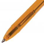 Ручка шариковая BRAUBERG X-333 AMBER, СИНЯЯ, корпус тониров. оранжевый, 0,7мм, линия 0,35мм, 142832