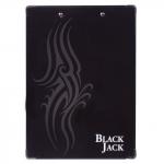Доска-планшет BRAUBERG "Black Jack" с прижимом А4 (226х315 мм), картон/ламинированная бумага, 232236