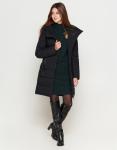 Женская молодежная черная стильная куртка Braggart “Youth” модель 25325