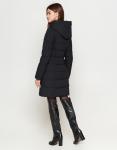 Женская молодежная черная стильная куртка Braggart “Youth” модель 25325