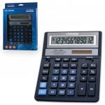 Калькулятор настольный CITIZEN SDC-888XBL (203х158мм), 12 разрядов, двойное питание, СИНИЙ