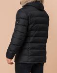 Куртка теплая мужская черного цвета модель 29433