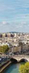 Рулонная штора лен "Вид на Париж"                             (d-200502-gr)