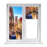 Рулонная штора лен Балконы Венеции                (d-200075-gr)