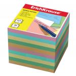 Блок для записей ERICH KRAUSE непроклеенный, куб 9*9*9 см, цветной, 5140
