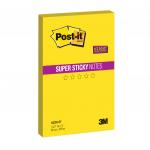 Блок самоклеящ. (стикер) POST-IT Super Sticky "Мегастикеры", 150х228 мм, 90 л., неон. желт.,1623R-SY