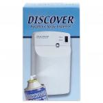 Диспенсер для аэрозольного освежителя воздуха DISCOVER, электронный, белый, ш/к 60085