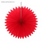 Изделие из бумаги декор "Круг" 25 см, цвет красный
