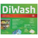 Таблетки для мытья посуды в посудомоечных машинах 60шт DIWASH (Дивош), ш/к 30588