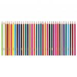 Карандаши цветные ПИФАГОР "ЖИРАФ", 36 цв., пластиковые, классические заточенные, 181332