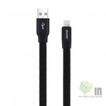 USB кабель для iPhone 5/6/6Plus/7/7Plus 8 pin 1.0 м AWEI CL-11 плоский/оплетка