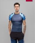 Мужская спортивная футболка Intense FA-MT-0103, принт синий