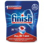 Таблетки для мытья посуды в посудомоечных машинах 25шт FINISH (Финиш) All in 1, ш/к 09619