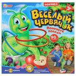 Игра настольная "Веселый червячок" в русс. кор. ТМ "Умные игры" в кор.2*18шт