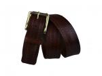 Кожаный коньяк мужской джинсовый ремень B40-936