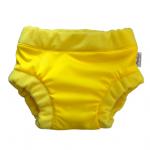 Непромокаемые подгузники-трусики Желтые (желтые манжеты) (размер L)