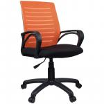 Кресло оператора HL-M16 "Vivid", ткань S черная/ ткань TW оранжевая, 277902