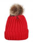 HT1806-2 шапка женская, красная