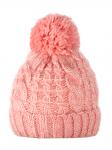 HT1801-3 шапка женская, розовая