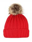 HT1803-2 шапка женская, красная