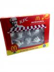Роспись гипсовых фигурок McDonalds и KFC, набор