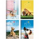 Записная книжка А6 80 л. на гребне Животные. My pets, Зк6к80гр_15454