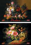 Альбом для рисования А4 40 л Цветы Северного Возрождения, клеевое скрепление