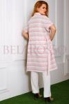 Комплект Мода Юрс 2354 розовые полоски+белый