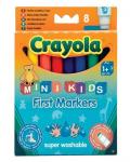 Crayola. 8 цветных смывающихся фломастеров для малышей