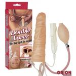 *Фаллоимитатор полый с вибрацией DOUBLE LOVER, 552585