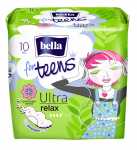 Прокладки гигиенические bella for teens relax deo, 10 шт./уп. НОВАЯ УПАКОВКА