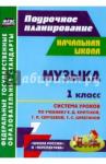 Лагунова Ольга Петровна Музыка. 1кл Критская/Система уроков