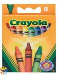 Crayola. 8 разноцветных стандартных восковых мелков