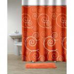 Maison (оранжевый) Штора для ванной, размер: 180*200 см