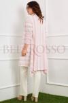 Комплект Мода Юрс 2357 розовые полоски+белый