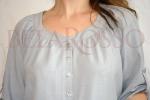 Блуза Needle Ревертекс 300-3 серый