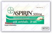 Аспирин Bayer 500mg 20 шт