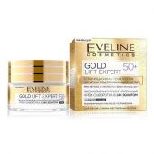 EVELINE.эксклюзивный мультипитательный крем-сыворотка с 24к золотом 50 серии gold lift expert, 50 мл