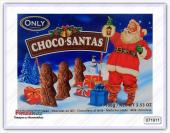 Шоколадные фигурки ONLY Choco Santas 100 гр