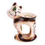 Аромалампа "Кот с сердечком", керамика, 11х15 см
