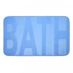 Коврик для ванной c памятью формы Bath 45*75*1,2 см, синий VORTEX/10