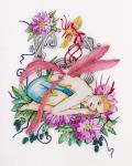 Набор для вышивания "PANNA" "Живая картина"   JK-2042  ( ЖК-2042 )  "Фея цветов"