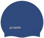 Шапочка для плавания Atemi, силикон, синяя, SC302