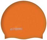 Шапочка для плавания Atemi, силикон, оранж., SC106
